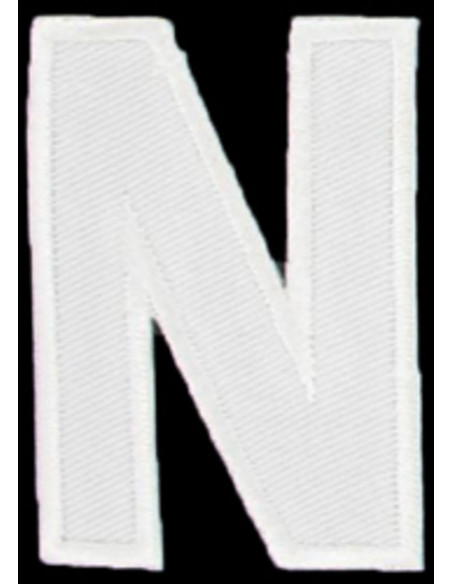 Strijkembleem letter N