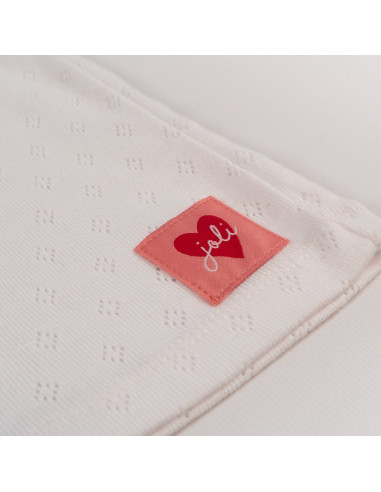 Set van 5 geweven labels - Mooi Hart