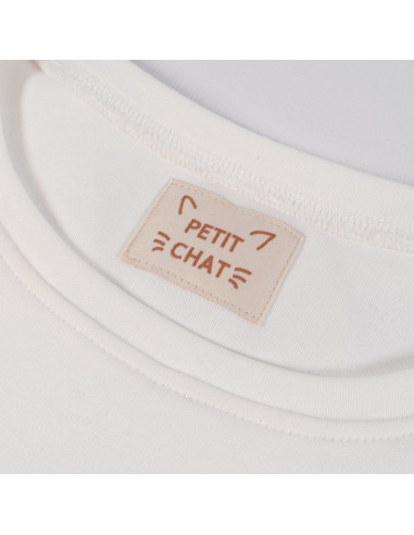 Set van 5 geweven labels - Kleine kat