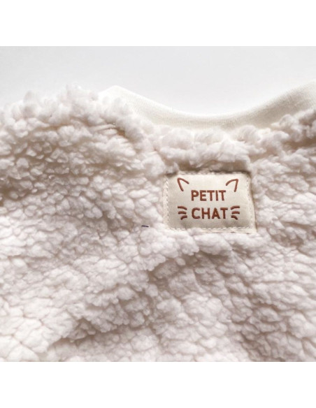 Set van 5 geweven labels - Kleine kat