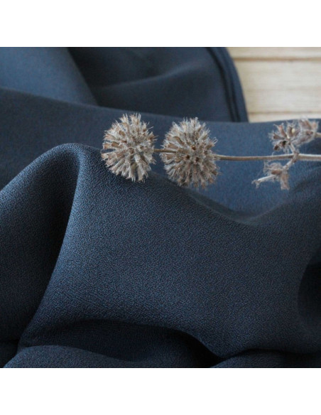 Viscose crêpe stof inkt - Églantine & Zoé