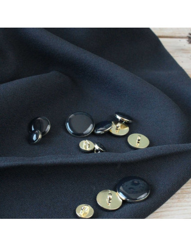 Viscose crêpe stof inkt - Églantine & Zoé