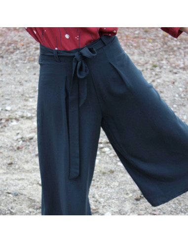 Viscose crêpe stof inkt - Églantine & Zoé