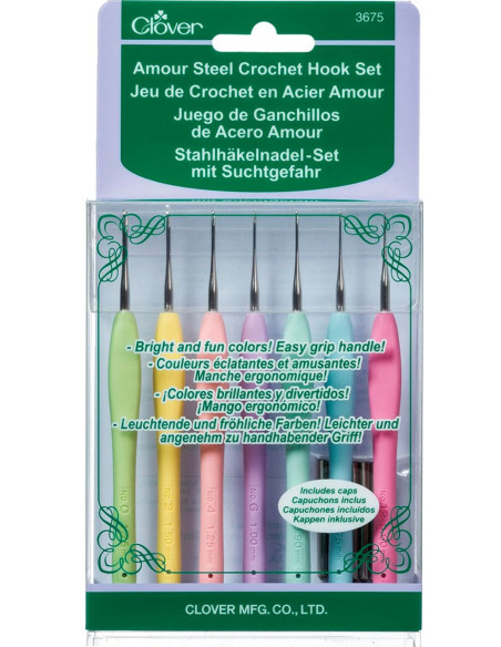 Clover Amour haaknaaldenset speciaal voor kant