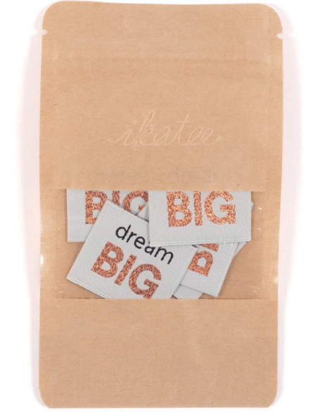 Set van 5 geweven labels - Dream Big