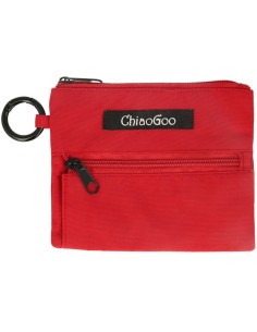 Rood mini-etui voor Shorties Mini ChiaoGoo naalden