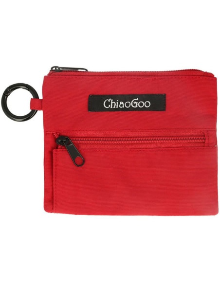 Rood mini-etui voor Shorties Mini ChiaoGoo naalden
