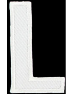 Strijkembleem letter L