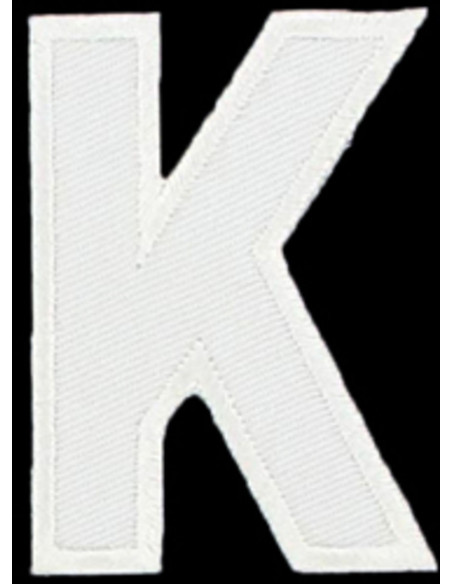 Strijkembleem letter K