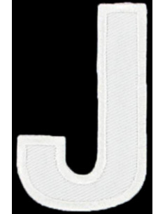 Strijkembleem letter J