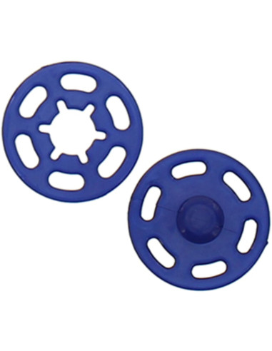 Drukknop van plastic - Blauw violet