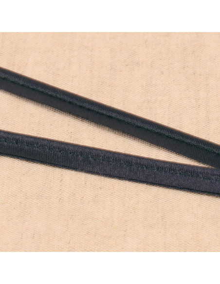 Satijnen paspel - Donkerblauw