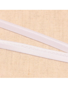 Satijnen paspel - Wit