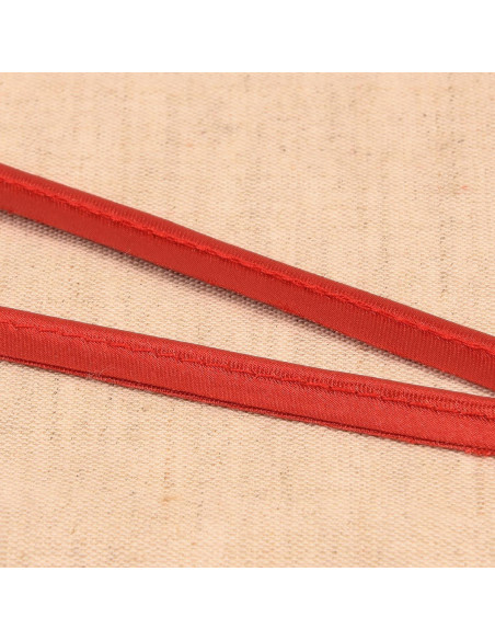 Satijnen paspel - Rood