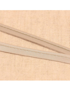 Satijnen paspel - Taupe