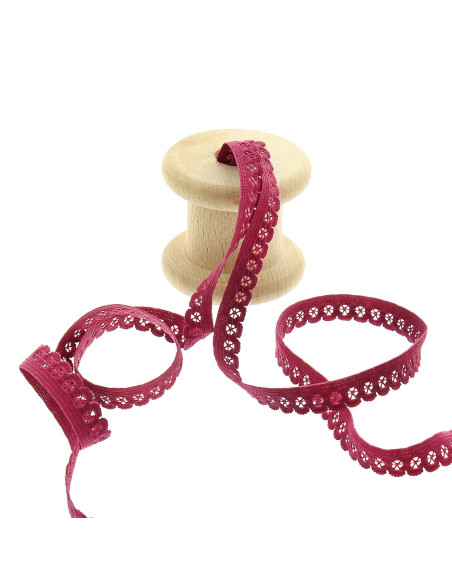 Elastische lingerie slip - Bordeaux