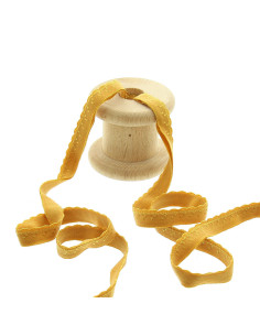 Elastische lingerie ruiter - Mosterdkleurig