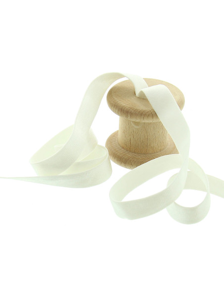 Elastische bh-band 15 mm - Ecru