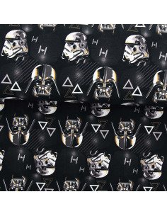 Jersey stof Star Wars - Stormtrooper en Darth Vader