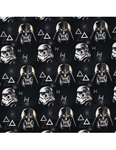Jersey stof Star Wars - Stormtrooper en Darth Vader 2