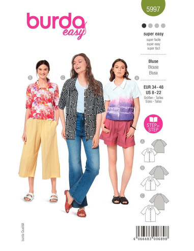 Blousepatroon - Burda 5997