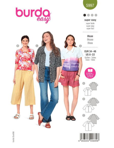 Blousepatroon - Burda 5997