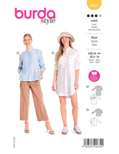 Blousepatroon - Burda 6001