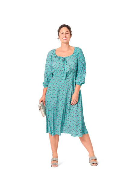 Jurk en blouse patroon - Burda 6016