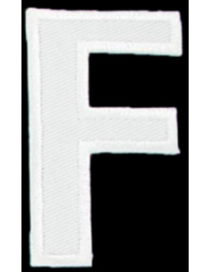 Strijkembleem letter F