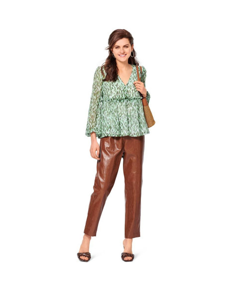 Jurk en blouse patroon - Burda 6023