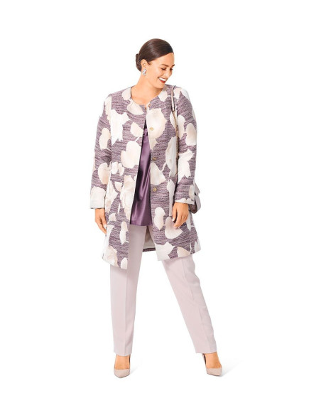 Jas- en mantelpatroon - Burda 6034