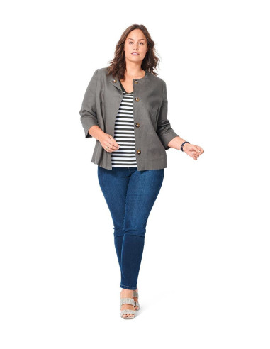 Jas- en mantelpatroon - Burda 6034