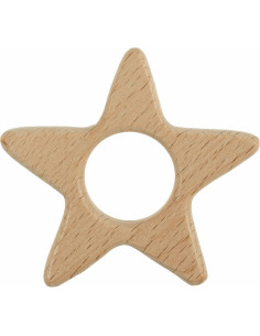 Houten bijtring - Ster