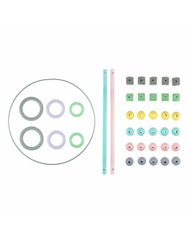 Startpakket accessoires voor macramé - Kleur