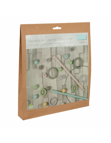 Startpakket accessoires voor macramé - Kleur