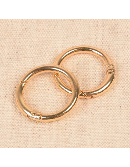 Set van 2 gebroken ringen voor tassen 33 mm - Goud