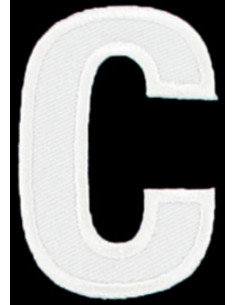 Strijkembleem letter C