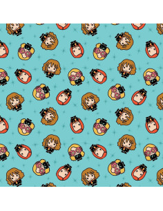 Katoenen stof - Harry Potter kawaii meisje blauw