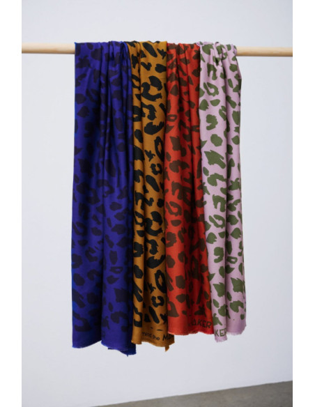 Viscose keperstof - Urban Leo pompoen