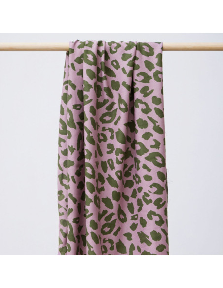 Viscose keperstof - Urban Leo lila
