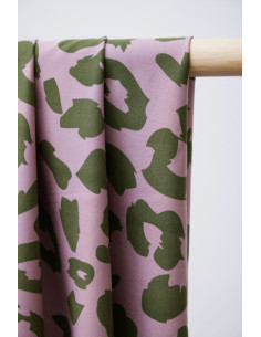 Viscose keperstof - Urban Leo lila 2