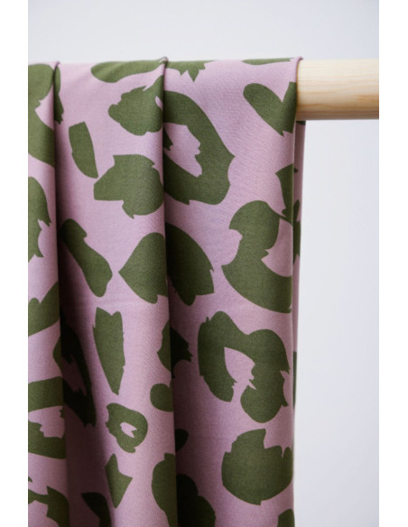 Viscose keperstof - Urban Leo lila