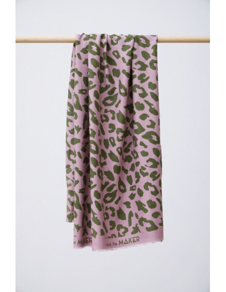 Viscose keperstof - Urban Leo lila