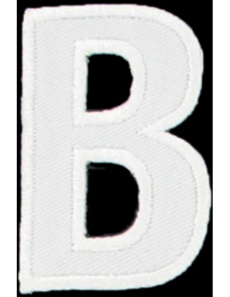 Strijkembleem letter B
