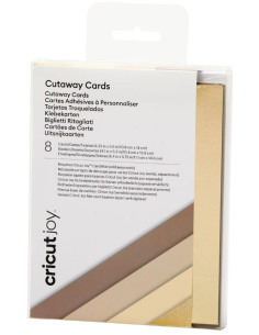 Set van 8 zelfklevende kaarten met enveloppen R20 Neutrals Cricut