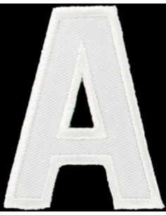 Strijkembleem letter A