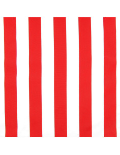Ligbeddoek - Wit en rood 2