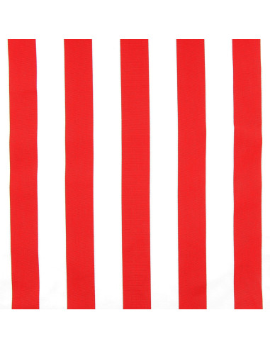 Ligbeddoek - Wit en rood