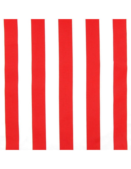 Ligbeddoek - Wit en rood
