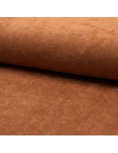 Ribfluweel stof - Cognac